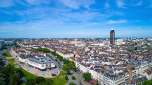 Nantes vue aérienne